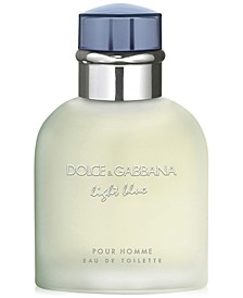 DOLCE&GABBANA Men's Light Blue Pour Homme Eau de Toilette Spray, 2.5 oz.