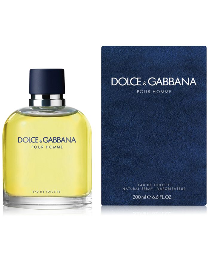 Dolce & Gabbana DOLCE&GABBANA Men's Pour Homme Eau de Toilette Spray, 6 ...