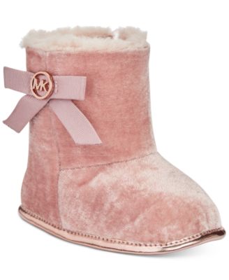 mk boots for baby girl