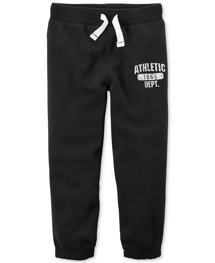 Carter's Athletic Graphic-Print Sweatpants, Toddler Boys (2T-5T ...