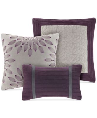 Palmer Faux-Suede7-Pc. Comforter Set, Queen