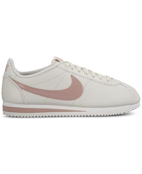 Nike Women S Classic Cortez Leather Casual Sneakers From Finish