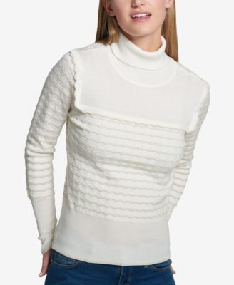 Tommy Hilfiger - Textured Turtleneck Sweater