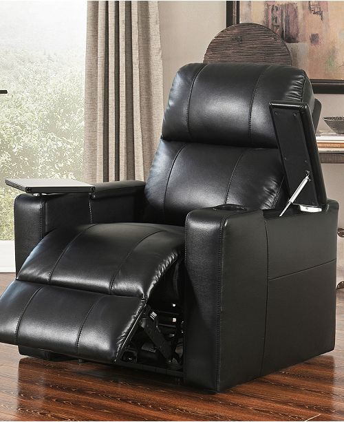 Abbyson Living Thomas Leather Power Recliner, Quick Ship & Reviews