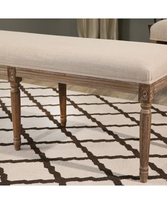 Furniture CLOSEOUT!Joanna Ottoman Bench, Quick Ship 
