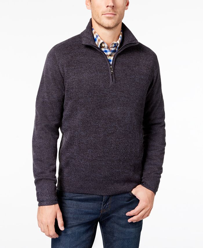 Weatherproof Vintage Men's Half-Zip Sweater - Macy's