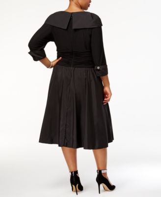 jessica howard portrait collar dress plus size