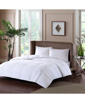 Sleep Philosophy 3m Thinsulate Year Round Warmth Down Alternative Comforter 100 Cotton Cover In White