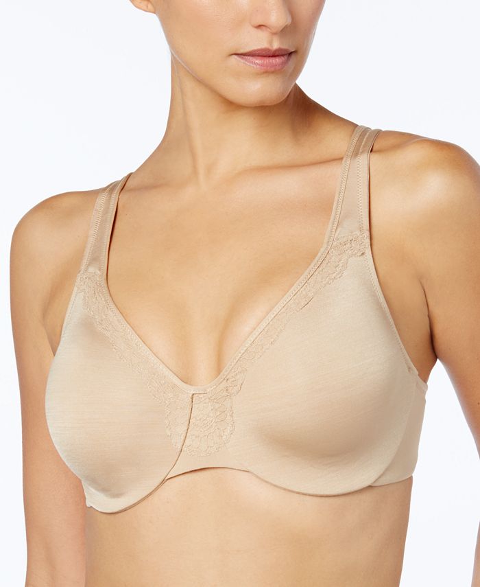Baetty 32-40(B-DDD) Natural Oak Latex Lightly Lined Wireless Wide Straps  Armpit Smoothing Minimizer Bra 4547 : : Clothing, Shoes 