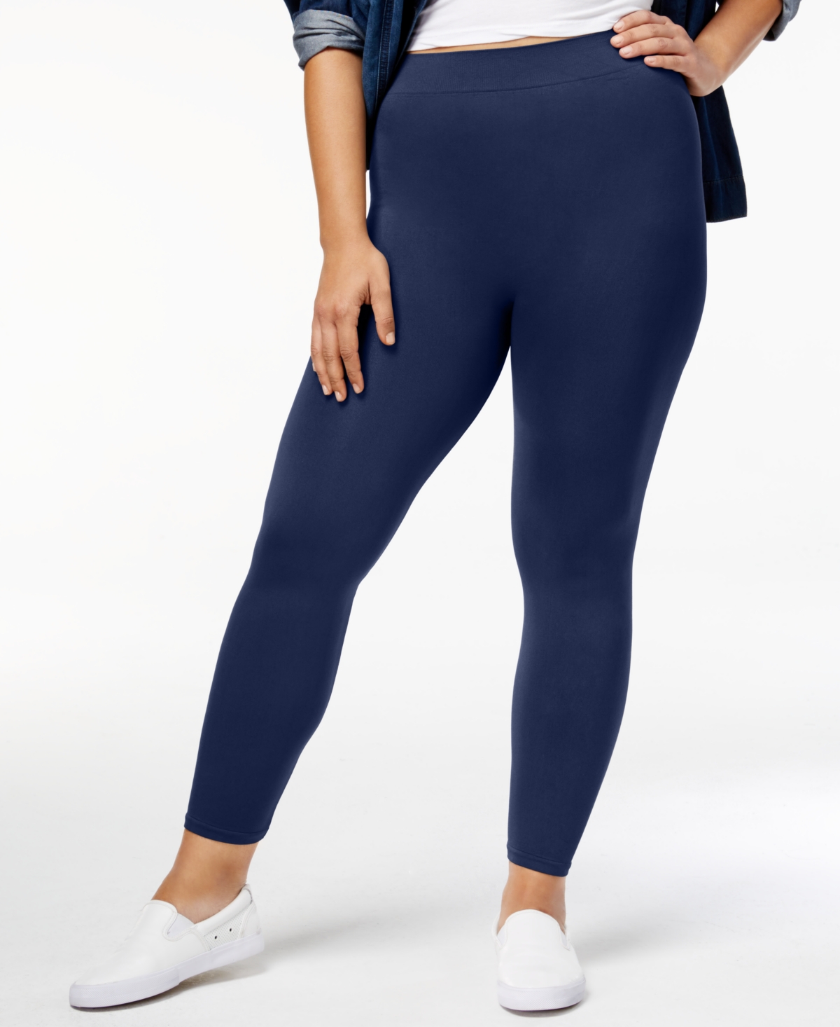 Hue Plus Size Seamless Leggings