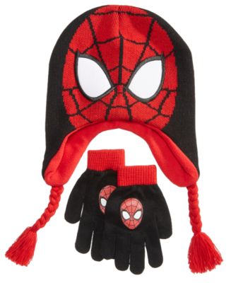 Spider-Man Marvel's® Hat Gloves Set, Little Boys Big