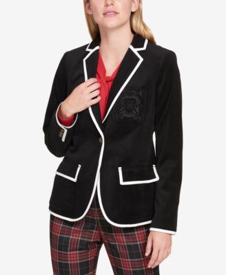 Tommy Hilfiger Colorblocked-Trim Velvet 