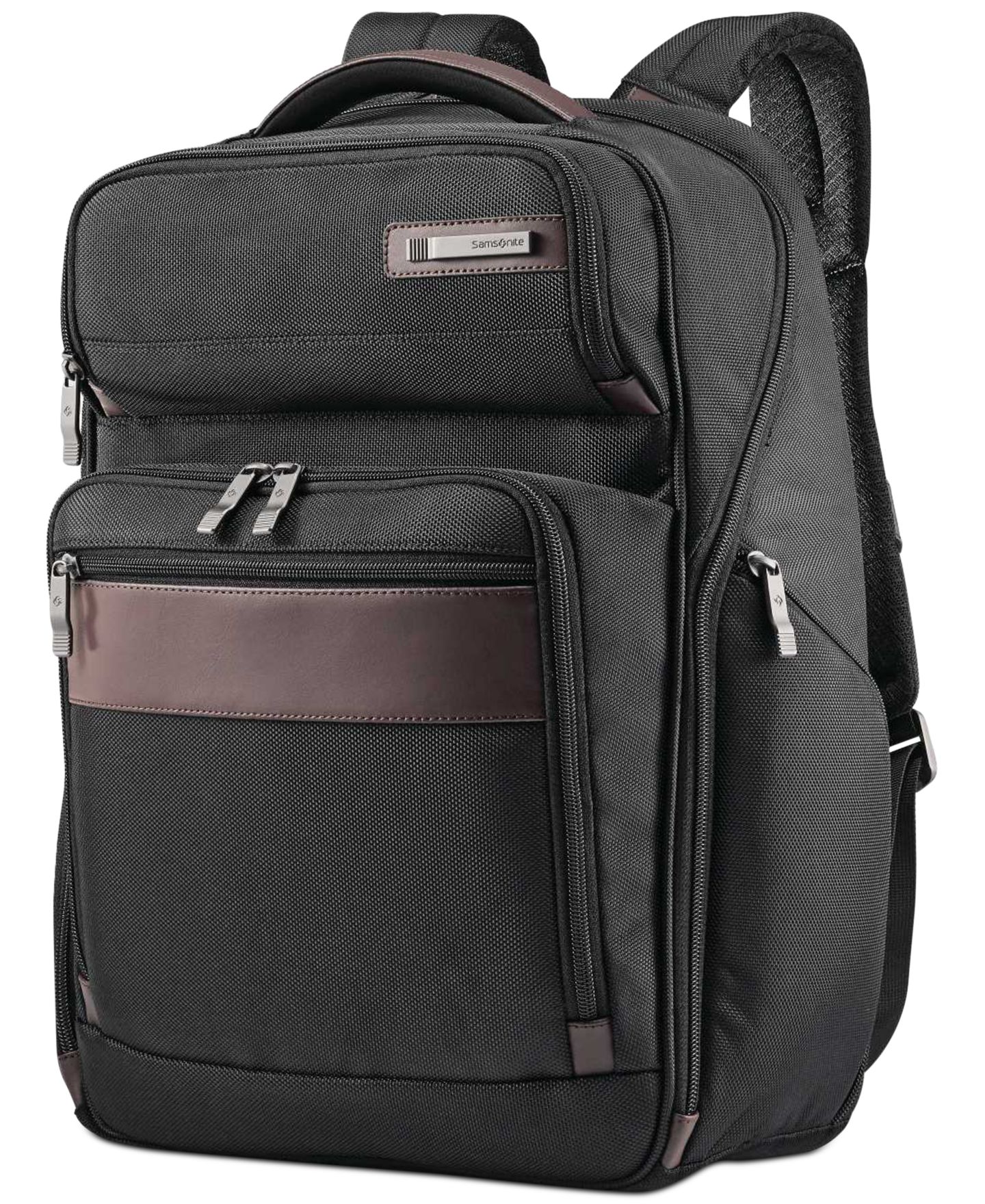 Рюкзак Samsonite Kombi 17.5", цвет: Чёрный / Коричневый — фото 8