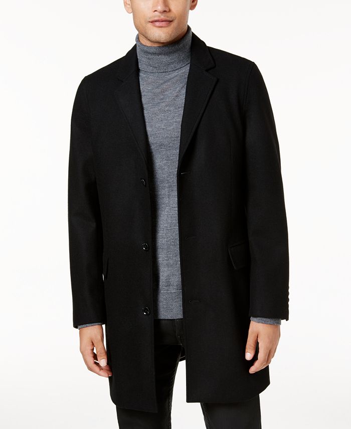 INC International Concepts I.N.C. Men's Slim-Fit Overcoat, Created for ...