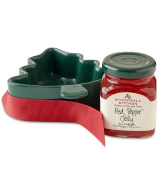 Stonewall Kitchen - Red Pepper Jelly & Tree Ramekin Gift Set