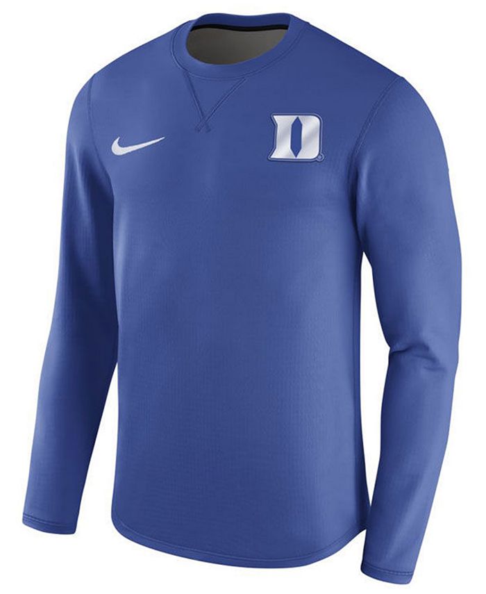Nike Men's Duke Blue Devils Modern Crew Sweatshirt - Macy's