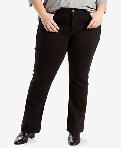 Levi's Trendy Plus Size 711 Skinny Jeans & Reviews - Jeans - Plus Sizes -  Macy's