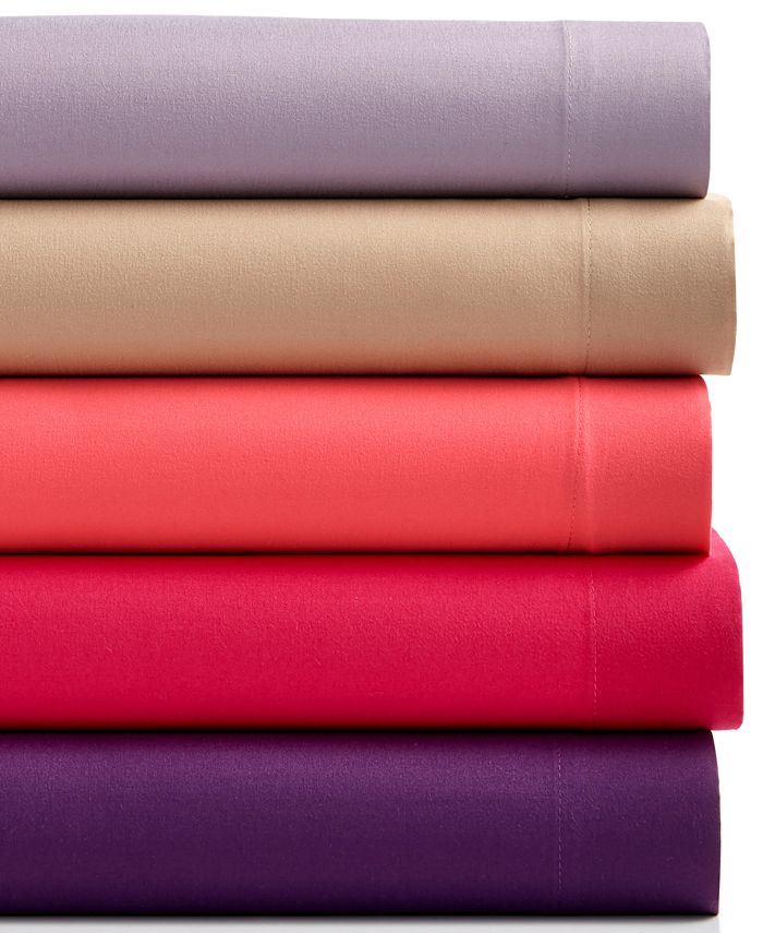 Sanders Microfiber 3 Pc. Sheet Set, Twin, Created for Macy's Macy's