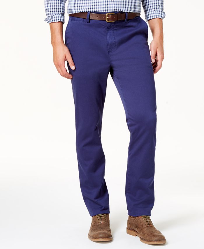 Club Room Men's Slim-Fit Stretch Chinos, Created for Macy's & Reviews ...