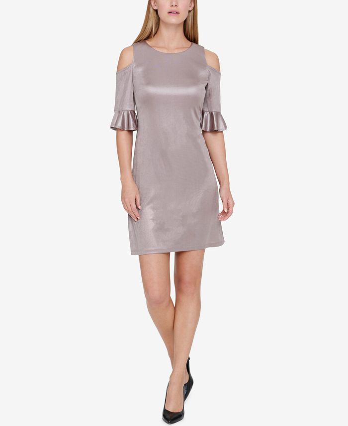 Tommy hilfiger cold shoulder dress on sale