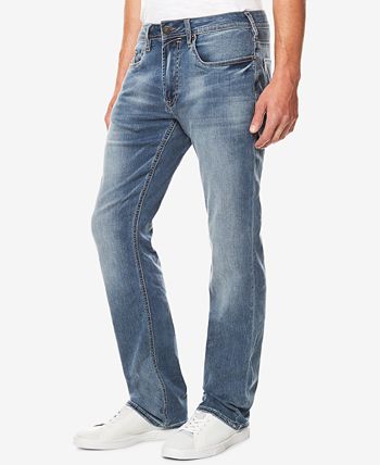 Buffalo David Bitton Men's Driven-X Relaxed Straight-Fit Stretch Jeans ...
