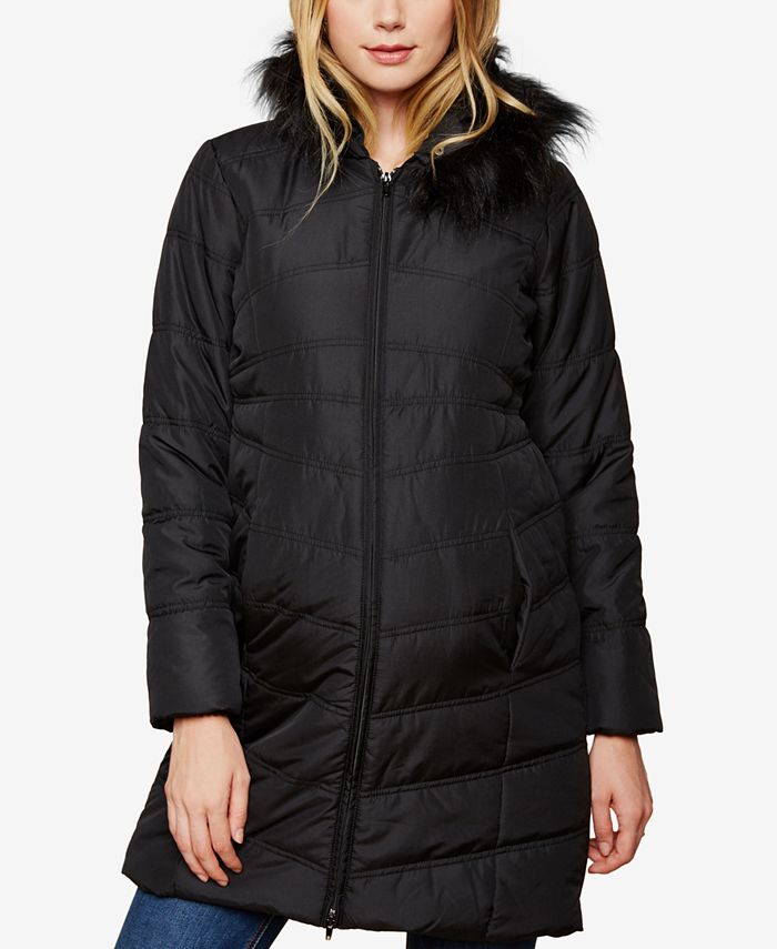 Motherhood Maternity ZipFront Coat Macy's