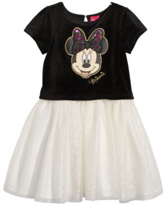 Disney - Minnie Mouse Velvet Tutu Dress, Toddler Girls (2T-5T) & Little Girls (2-6X)