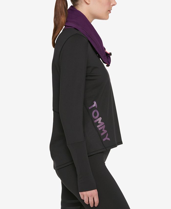 Tommy hilfiger funnel neck hoodie Clearance