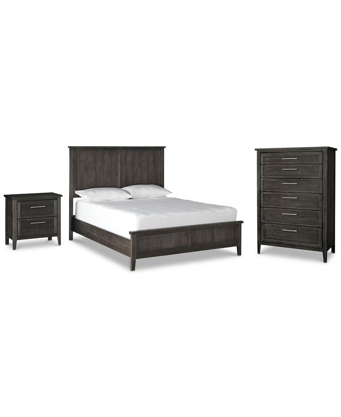 Furniture CLOSEOUT! Tidewater Panel Bedroom Furniture, 3Pc. Set (King