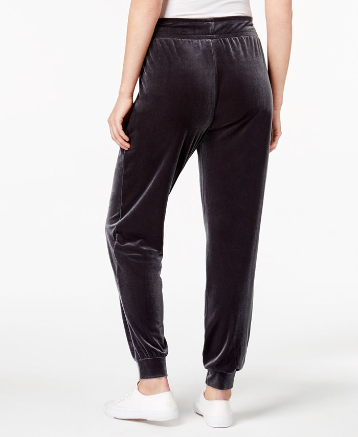Style & Co Velour Jogger Pants, Created for Macy's & Reviews - Pants & Capris - Women - Macy's