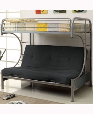 Venetian Worldwide Aldyn Kid's Twin Futon Bunkbed, Quick Ship