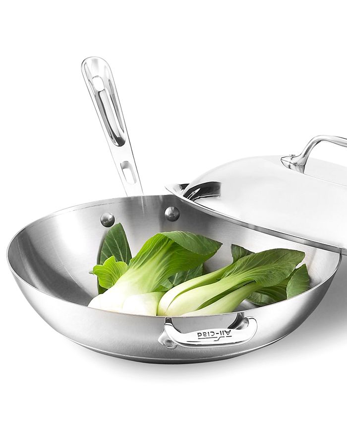 Stainless steel for sale online All-Clad Copper Core 12 inch 5 Layer Chef's Pan 