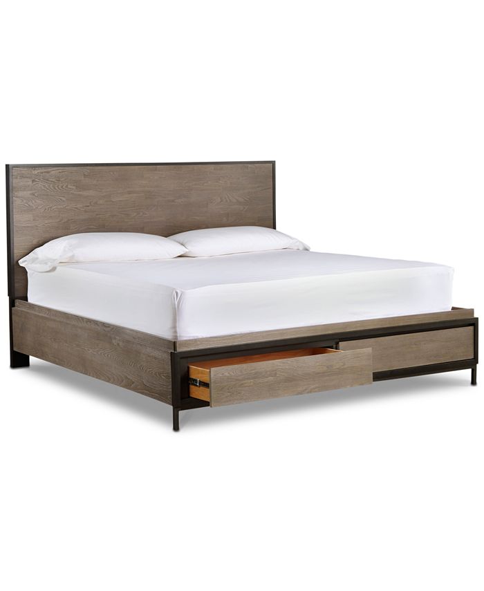 Furniture Avery Brown Storage Bedroom Furniture, 3Pc. Set (Queen Bed