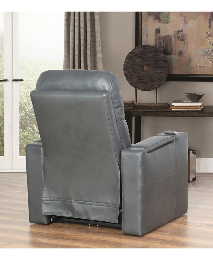 Abbyson Living Thomas Power Faux Leather Recliner & Reviews Furniture