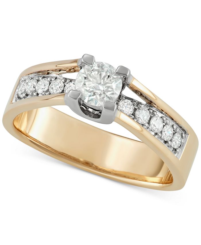 Macy's Diamond Engagement Ring (3/4 ct. t.w.) in 14k Gold - Macy's
