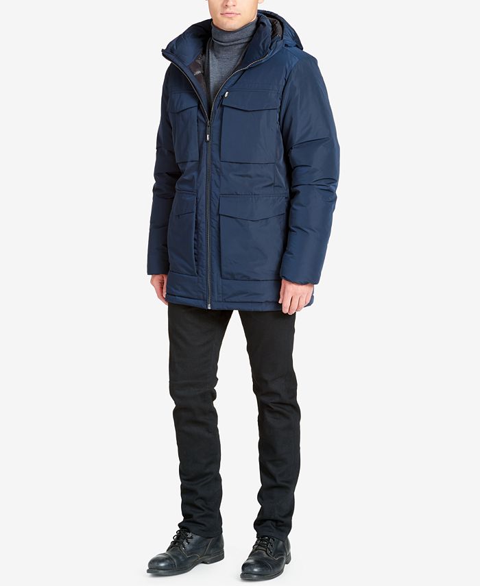 DKNY Men's Hooded Field Jacket Macy's