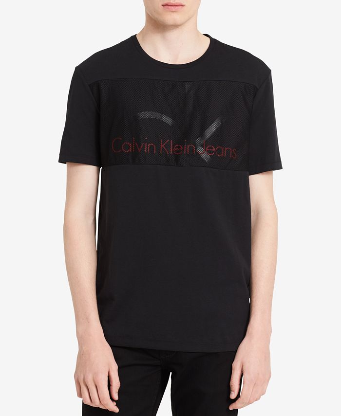 Calvin Klein Jeans Men's Chest Panel Logo T-Shirt - Macy's