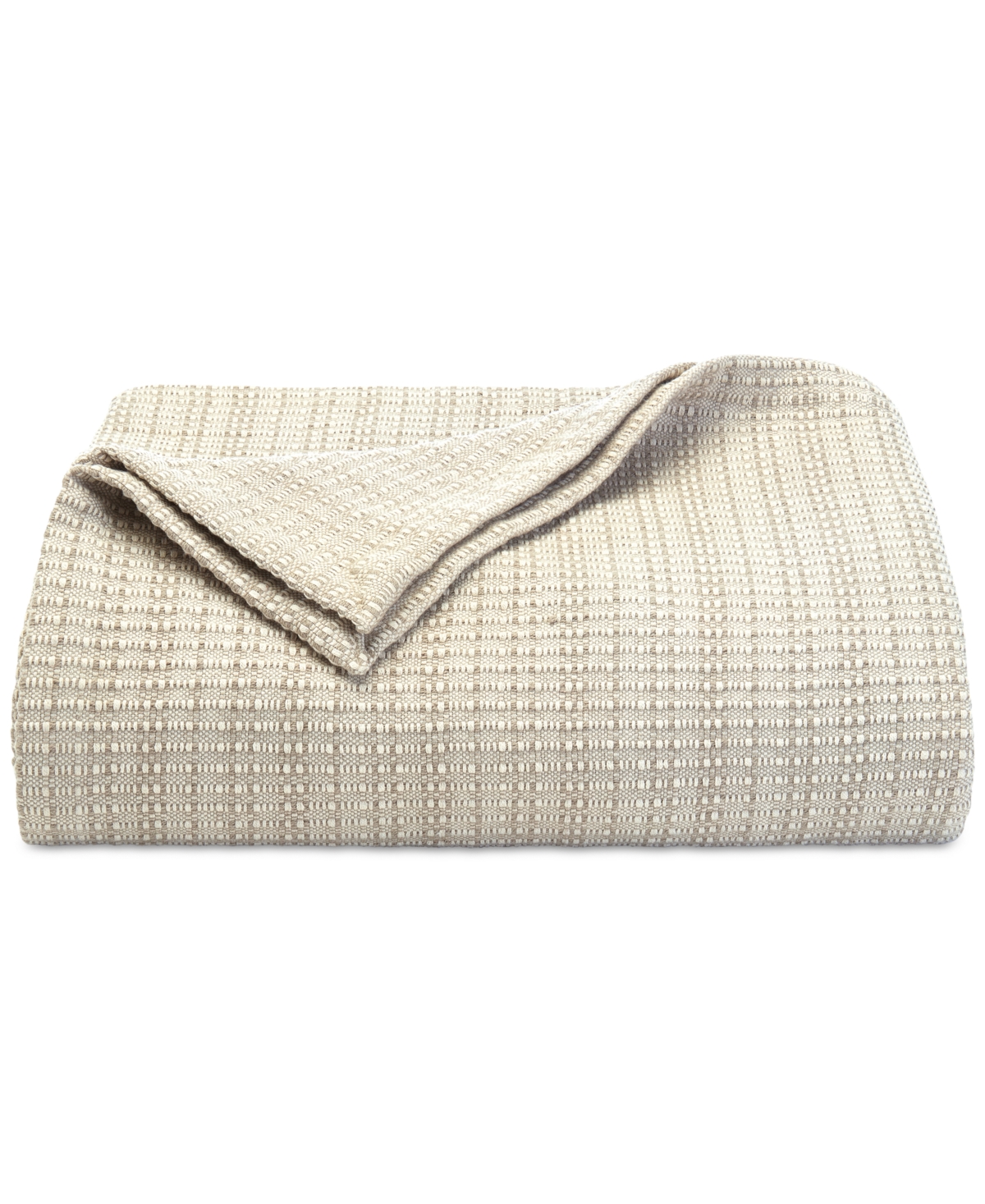 TOMMY BAHAMA HOME TOMMY BAHAMA BAMBOO WOVEN COTTON REVERSIBLE BLANKET, TWIN BEDDING