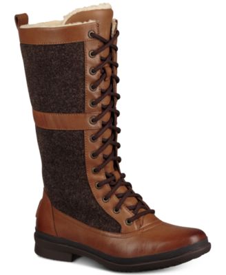 ugg tall lace up boots