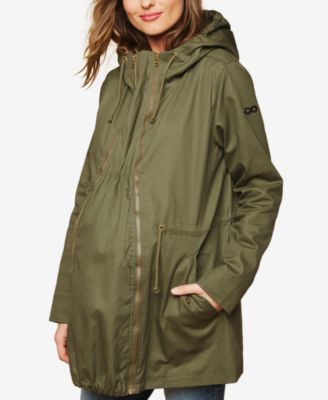 Motherhood Maternity - Maternity Cotton Twill Drawstring Jacket
