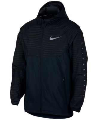 men's nike essential hooded running jacket