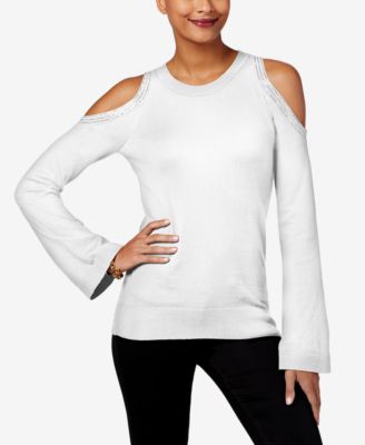 macys cold shoulder sweaters