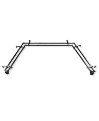 Rod Desyne - Ornament 13/16" Double Bay Window Curtain Rod 20"-36", 38"-72"
