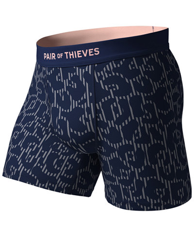 Pair of Thieves Men's Crater Printed Boxer Briefs - Underwear ...