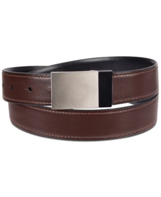Kenneth Cole Reaction Men's Reversible Plaque Belt