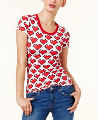 Love Moschino - Heart-Print T-Shirt