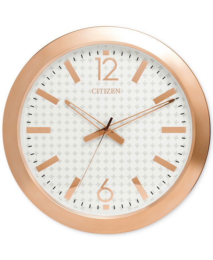 Citizen Gallery Rose GoldTone Wall Clock Macy's