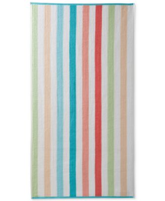 Caro Home Karissa Cotton 6-Pc. Textured-Stripe Bath Towel Set