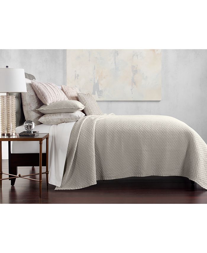 Hotel Collection Speckle Quilted Cotton Coverlet, Full/Queen, Created