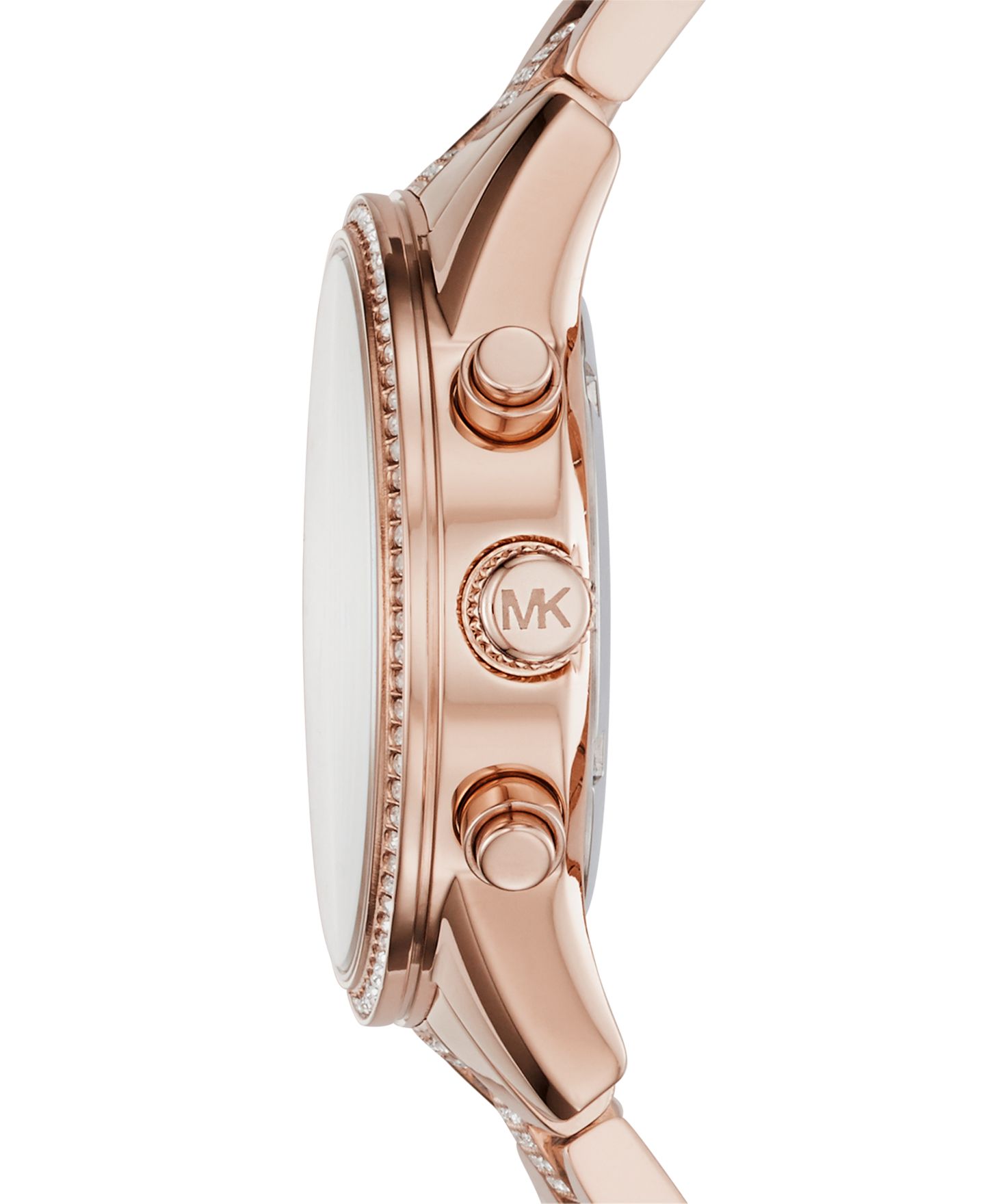 Женские часы Michael Kors Bryant с хронографом, розовое золото, 37 мм — фото 2